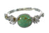 Turquoise And Silver Southwestern Flower Ring Size 6-1/4 YX90818